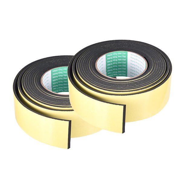 Foam Seal Tape 50mm Wide 3mm Thick 13 Ft Long Adhesive Weather Strip
