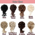 thumbnail image 3 of LAICAIW Chignon Désordonné Pièce de Cheveux 2 Pack, Embouts pour Cheveux Clairsemés, Extension Queue de Cheval, 3 of 7