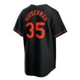 thumbnail image 3 of Men Women Atlanta Braves Baseball Jersey RUTSCHMAN 35# HENDERSON 2# URIAS 29# Player Name Jersey, 3 of 4
