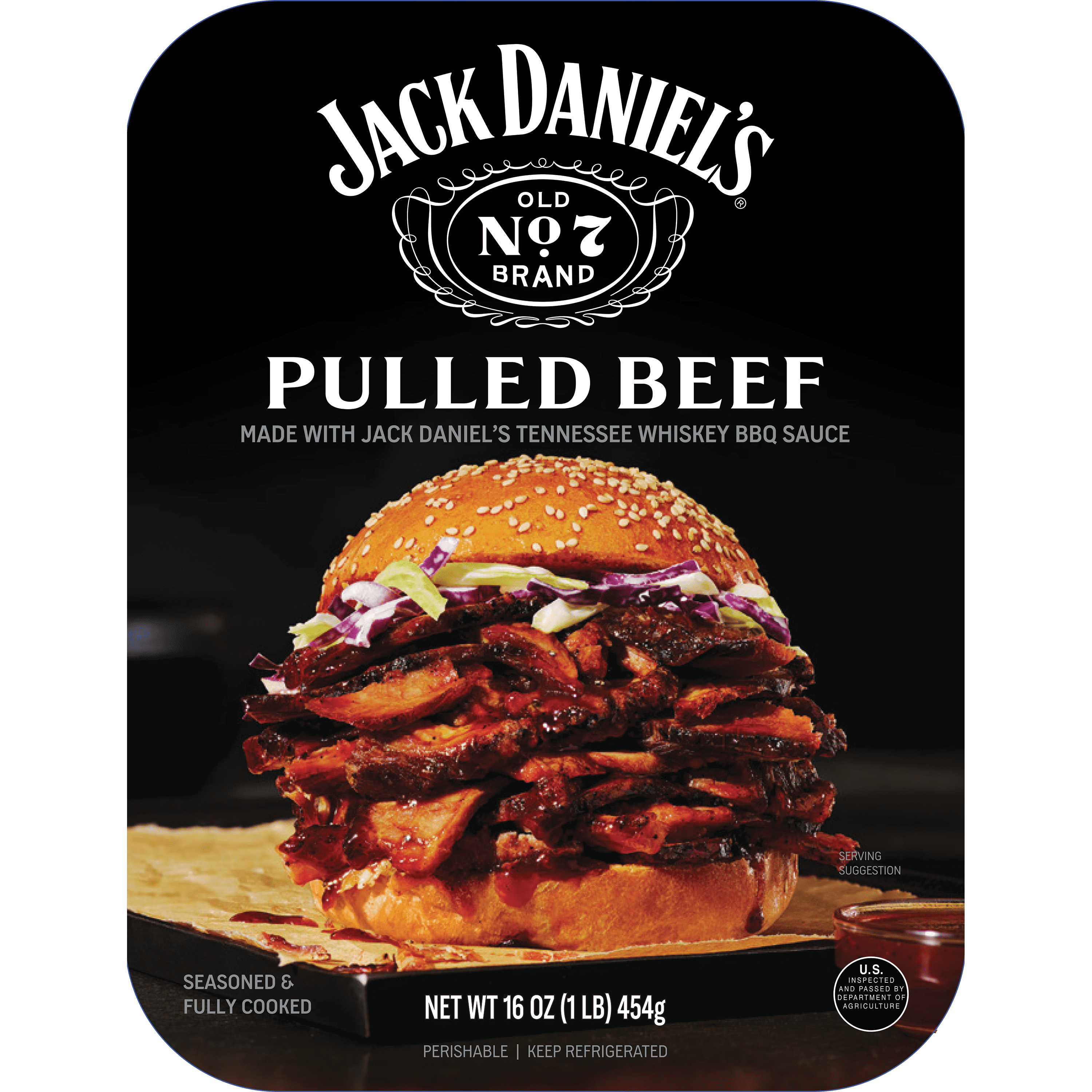 Jack Daniel’s Seasoned Pulled Beef, Refrigerated Entree, 16 oz