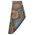 thumbnail image 4 of Rugsotic Carpets Hand Tufted Wool Eco-Friendly 2'6''x8' Area Rugs Runner Light Blue Floral Modern High Pile Thick Handmade Anti Skid Indoor Rug for Living Room, Bedroom K00151, 4 of 5