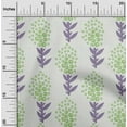thumbnail image 2 of oneOone Cotton Cambric Green Fabric Asian Block Floral Craft Projects Decor Fabric Printed By The Yard 42 Inch Wide, 2 of 4
