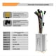 thumbnail image 3 of Controlador de Motor Sin Escobillas S861 de 24 V, 36 V, 48 V, 17 A, 250 W y 350 W, con Pantalla LCD A Color para Reparación de Bicicletas Eléctricas de Montaña y Scooters., 3 of 5
