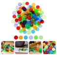 thumbnail image 2 of Game Chip Token Plastic Bingo Game Accessory 200Pcs 1X1X0.08In, 2 of 8
