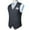 Dark Grey, variant on Men's Suit Vest Black Business Formal Dress Waistcoat Vest with 3 Pockets for Suit or Tuxedo L