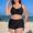 Black, variant on HAIJIE Beach Coverups Women Bathing Suit Swimwear Control Tankini Top and High Waist Swimming Shorts Swimwear Bikinis for Women Wife 2026 Summer Vacation Outfits Without Bikini Set (Green,XXXXL)