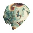 thumbnail image 6 of Xecao Forest squirrel surreal Print Beanie Knitted Hat for Men Women, Winter Fashion Knit Cuffed Caps Unisex, 6 of 7
