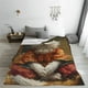 thumbnail image 5 of Balery Haystack Meditating Cat Manta de Felpa Suave y Acogedora – Cobija de Franela Aterciopelada para Cama, Lavable y Cálida para Sofá, Mascotas, Transpirable-80"x60", 5 of 7