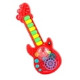 thumbnail image 2 of Electric Guitar Toy Transparent Gear Guitar With Light Music Kid Educational Toy, 2 of 5