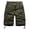 Green, variant on Mens Camo Cargo Shorts Relaxed Fit Multi-Pocket Outdoor Camouflage Cargo Shorts Cotton
