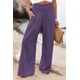 thumbnail image 1 of Pantalones casuales de mujer, estilo casual, algodón, hechos a mano, cintura media, 1 of 6