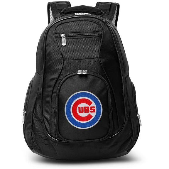 MOJO Black Chicago Cubs 19" Premium Laptop Backpack
