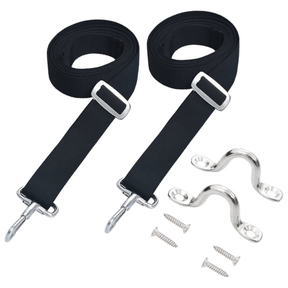 Casafoyer Bimini Top Straps 2 pcs Fabric and Stainless Steel