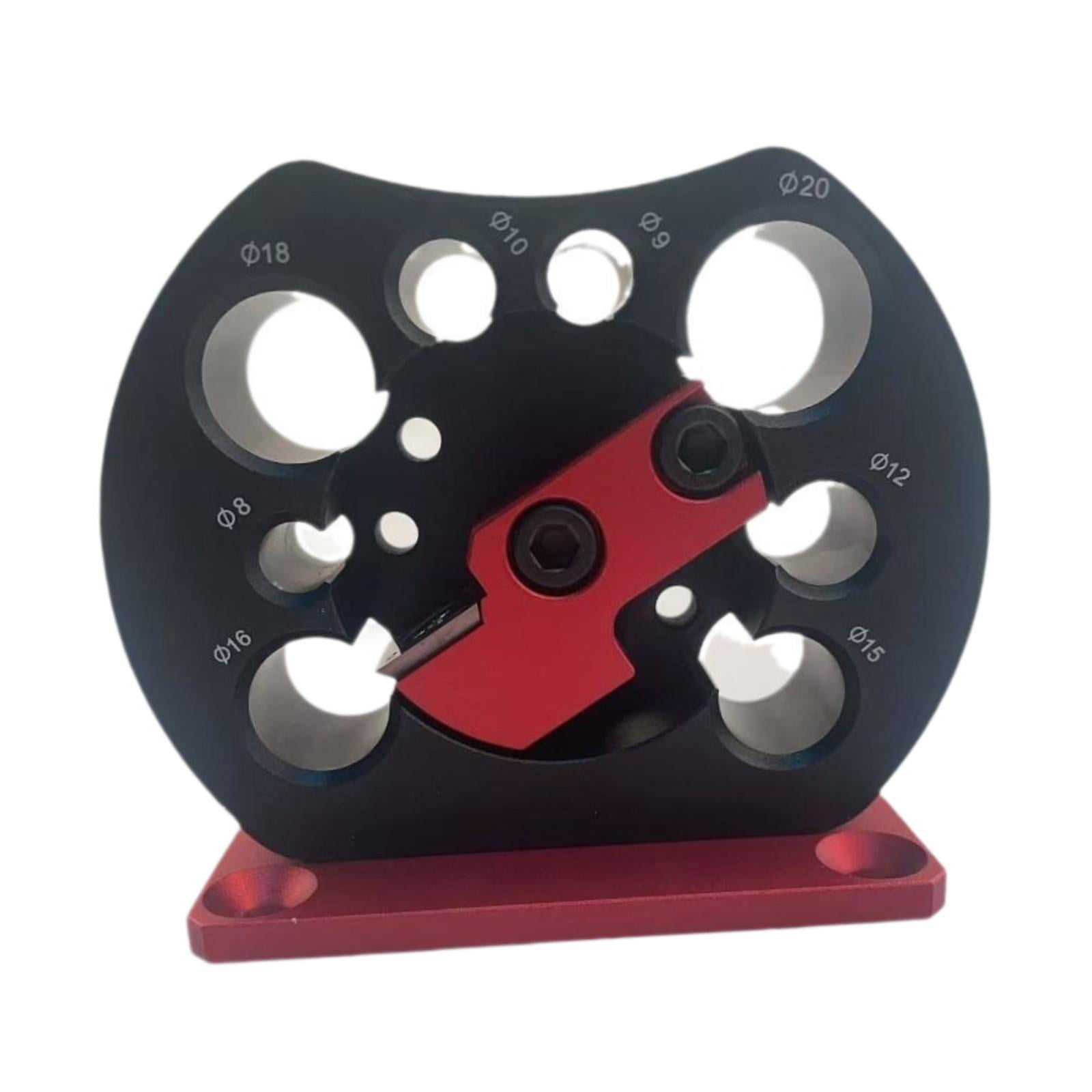 Zxpjkyu 8 Holes Adjustable Dowel Maker Jig Kit Adjustable Dowel Maker Efficient Smoother