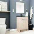 thumbnail image 2 of Bathroom Vanity 24 Inch Freestanding With Black Ceramic Basin & Soft-close Cabinet - Modern Part Plywood Component Doors, 2 of 7