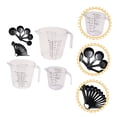 thumbnail image 6 of NICEXMAS 20Pcs Liquid Measuring Cups Set for Home Use with Clear Scale and Tip Mouth Black, 6 of 7