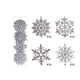 thumbnail image 1 of Christmas Glitter Snowflake Christmas Pendant 40 Uds Colgante de cadena de copo de nieve en polvo con purpurina navideña adornos de copos de nieve coloridos decoración de, 1 of 6