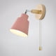 thumbnail image 5 of Aplique de Pared Abajo - Aplique de Pared Moderno, Aplique de Pared E27 para Apliques de Pared de Dormitorio, Lámpara de Lectura de Cabecera para C Rosa, 5 of 7