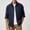 Blue, variant on Men's Button Down Shirts Casual Lapel Collar Button Down Shacket Confy Breathable Untucked Shirts