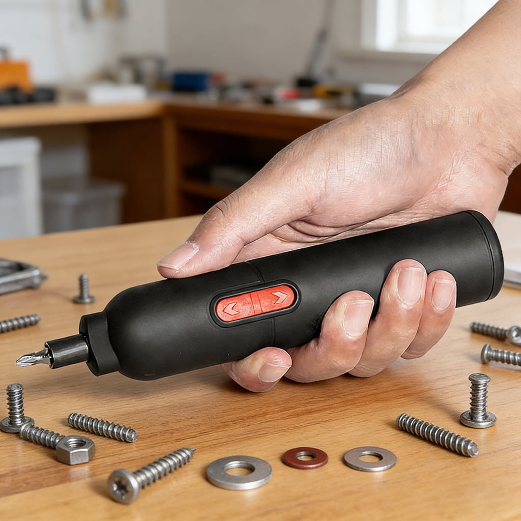 Versatiled Electric Screwdriver Set Includes Various Bits And 3N.m Torqued 1500mAh Rechargeable For Easy Fixing