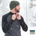 thumbnail image 3 of MERIWOOL Men’s Merino Wool Midweight Half Zip Top - Choose Your Size & Color, 3 of 9