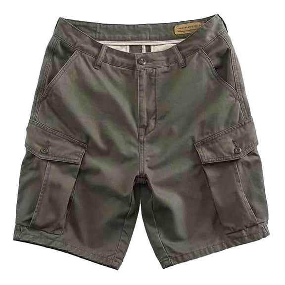 Men's Cargo Shorts Outdoor Casual 5-Pocket Workwear Utility Relaxed Fit Durable Lightweight Summer Pants for Men 2025 Summer Casual Loose Fit