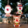 thumbnail image 3 of XWSHYW Adornos Colgantes Colgante Luminoso de Navidad Decoración de Papá Noel Luz Decoración Navideña, 3 of 6