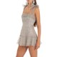 thumbnail image 2 of Vestidos De Verano Para Mujer Vestido Sin Espalda De Doble Capa Con Correa Para El Hombro Y Estampado Floral, 2 of 4