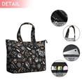 thumbnail image 2 of Halloween Trick or Treat Spooky Icons Travel Tote Bags for Women Carry On,Large Weekender Bags for Women Travel,Multi Functional Duffle Bag for Work,Shopping,Sports, 2 of 5