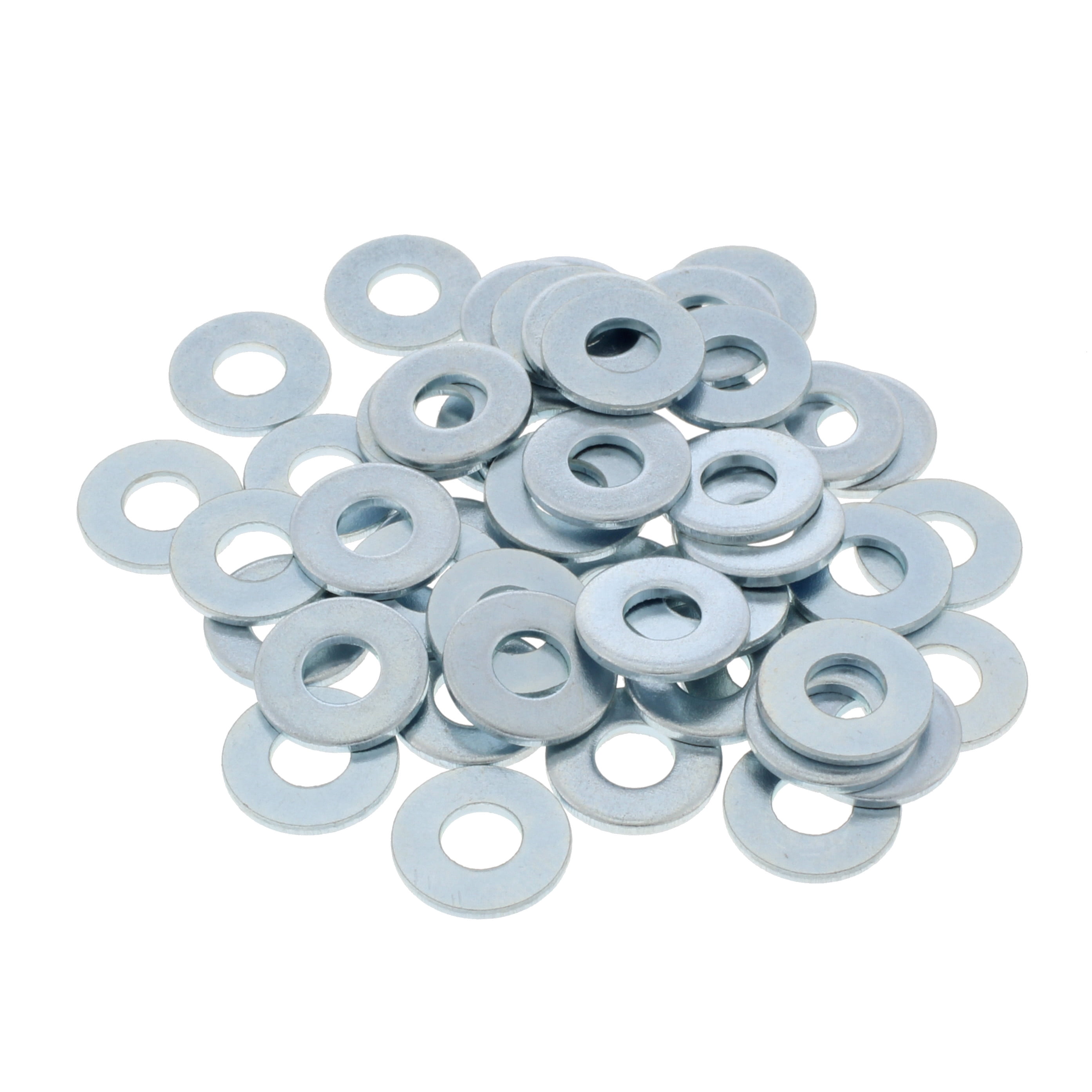 Bulldog Hardware #8 Flat Washer, Zinc Plated Steel (45 Pack)