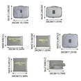 thumbnail image 3 of 7 Set Packing Cubes for Travel - Luggage Organizers with Shoe Bag & Laundry Bag - Travel Essentials Organizer for Suitcases, Clothes, Toiletries & Accessories, 3 of 5