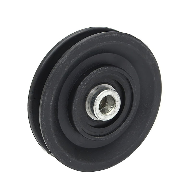 3.54" 90mm Nylon Bearing Pulley Wheel Cable Gym Fitness Equipment Replace Part 