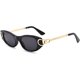 thumbnail image 1 of Gafas de sol ovaladas retro para mujer estilo años 90 montura ovalada clásica gafas de sol moda vintage ojo de gato sombras, 1 of 5