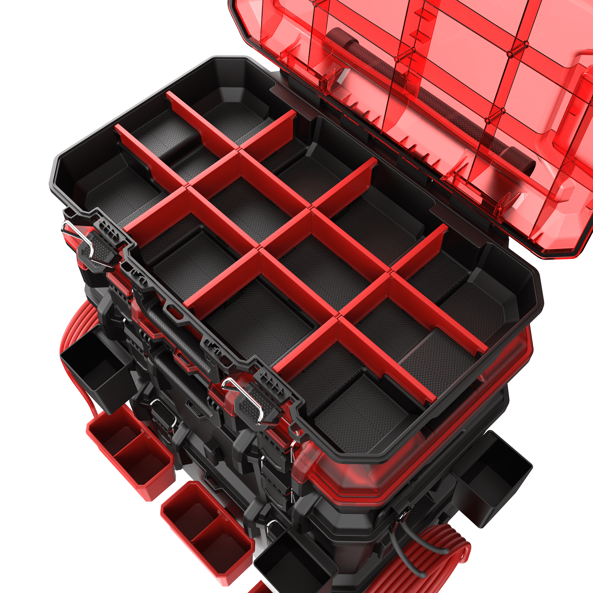 Hyper Tough Hyper Stack Shallow Full-Size Organizer with Dividers