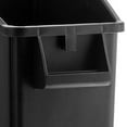 thumbnail image 3 of 13 Gallon Black Slim Tall Plastic Industrial Trash Cans for Kitchen and Restaurant, 3 of 13