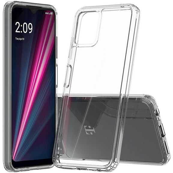 Clear Case for T-Mobile REVVL 6X Pro 5G (2023) / REVVL 6 Pro 5G (2022), Aquaflex Semi-Flexible TPU [Shock Absorbing] Transparent Phone Cover