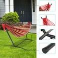 thumbnail image 6 of Zimtown Outdoor Swing Chair Double Hammock Steel Stand Camping Bed Includes Portable Carrying Case, 6 of 9