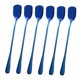 thumbnail image 5 of unbranded 6Ud Cucharas Para Y Bebidas Con Mango Azul En Acero Inoxidable Reutilizable, 5 of 8