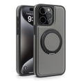 thumbnail image 2 of Dteck Magnetic for iPhone 13 Pro Max Leather Case,360° Adjustable Ring Stand Case Compatible with Magsafe Shockproof Protective Slim Phone Cover for Men Women,Gray, 2 of 9