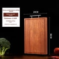 thumbnail image 1 of Premium Food-Grade Ebony Wood Cutting Board: Antibacterial, Mold-Resistant, Dual-Sided with Non-Slip Design for Home Kitchen—Versatile Medium-Sized T-Shape for Chopping, Dicing & Safe Food Preparation, 1 of 6