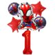 thumbnail image 3 of Decoración de globos de cumpleaños con el superhéroe Spidey y sus increíbles amigos, globo de aluminio con forma de araña para niños, suministros para baby shower, 3 of 5