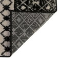 thumbnail image 5 of Unique Loom Tribal Trellis Collection Area Rug - Alami (2' x 8' Runner Black and White), 5 of 12