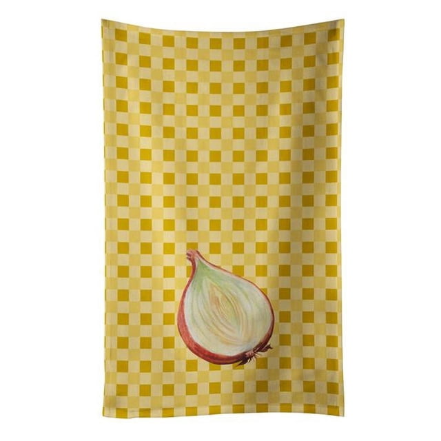 Carolines Treasures BB7205KTWL Onion on Basketweave Kitchen Towel