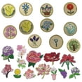 thumbnail image 4 of 13 Piezas de Parches para Planchar, Pegatinas Apliques Flores, Decorativos Bordado Canasta Coser,, 4 of 7