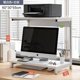 thumbnail image 1 of Desktop Storage Rack Computer Printer Desk Stand Shelf Table Desktop Furniture Organizer Support Holder Office Gamer Bookshelf My Lux Decor Round, 1 of 10