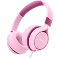 thumbnail image 1 of Auriculares EarFun S1 para niños, plegables, con cable, límite de volumen de 85 dB, color rosa, 1 of 7