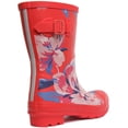 thumbnail image 3 of Joules Molly Welly Women's Floral Mid Height Boots In Red Size 7, 3 of 6