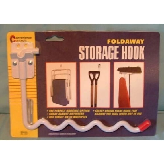 Convenience Concepts Foldaway Storage Hook Model Cs-512** New (See Description)