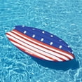 thumbnail image 2 of Swim Central Inflatable Americana Surfer Swimming Pool Lounge Float - 73", 2 of 7