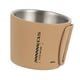 thumbnail image 4 of Taza de camping de acero inoxidable para pesca, senderismo, exteriores, ligera, portátil, para escalada. Caqui, 4 of 9